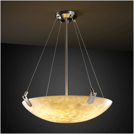 A large image of the Justice Design Group CLD-9621-35 Brushed Nickel