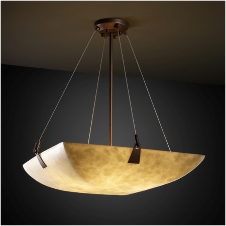 A large image of the Justice Design Group CLD-9641-25-LED3-3000 Dark Bronze