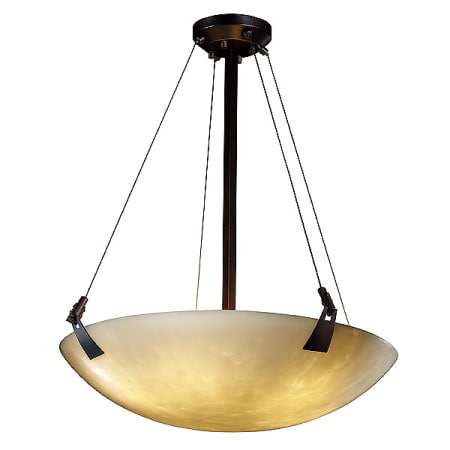 A large image of the Justice Design Group CLD-9642-35-LED-5000 Dark Bronze