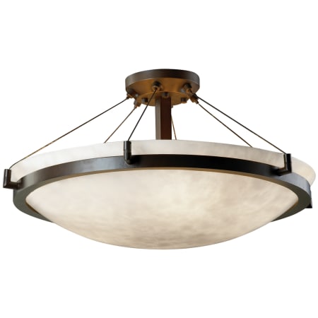 A large image of the Justice Design Group CLD-9682-35-LED5-5000 Dark Bronze