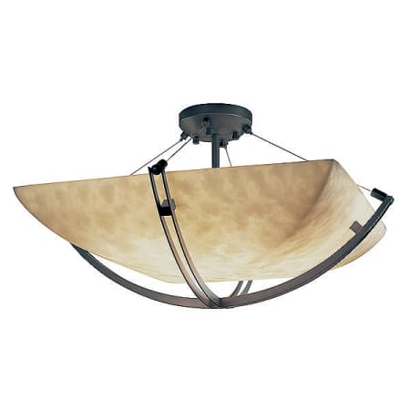 A large image of the Justice Design Group CLD-9712-25-LED-5000 Dark Bronze