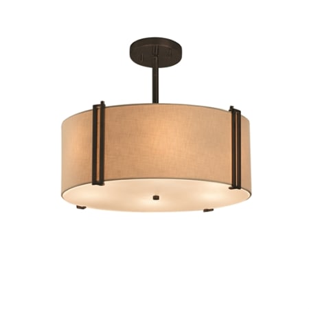 A large image of the Justice Design Group FAB-9510 Dark Bronze