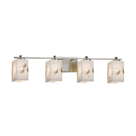 A large image of the Justice Design Group FAL-8444-15 Brushed Nickel