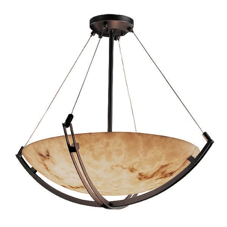 A large image of the Justice Design Group FAL-9722-35-LED-5000 Dark Bronze