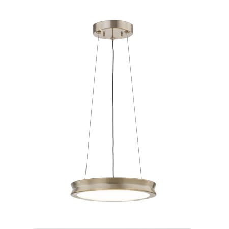 A large image of the Justice Design Group FSN-4191-OPAL Brushed Brass