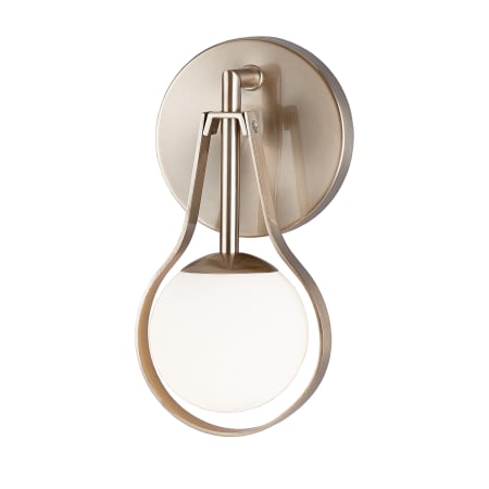 A large image of the Justice Design Group FSN-4231-OPAL Brushed Brass