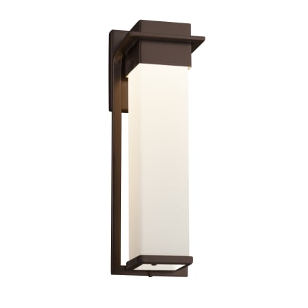 A large image of the Justice Design Group FSN-7544W-OPAL Dark Bronze