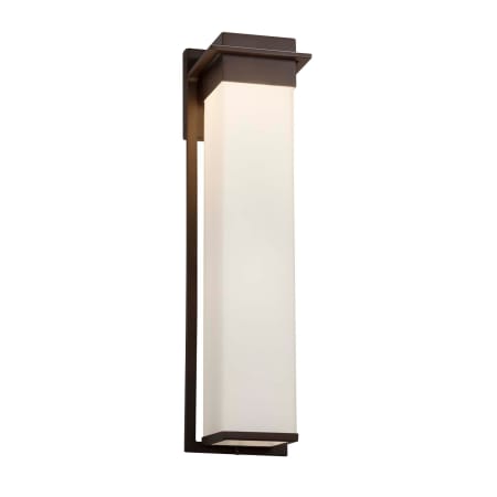 A large image of the Justice Design Group FSN-7545W-OPAL Dark Bronze