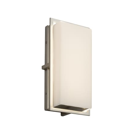 A large image of the Justice Design Group FSN-7562W-OPAL Brushed Nickel