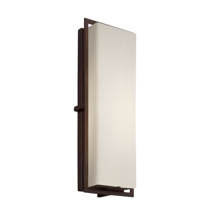 A large image of the Justice Design Group FSN-7564W-OPAL Dark Bronze