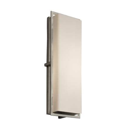 A large image of the Justice Design Group FSN-7564W-OPAL Brushed Nickel