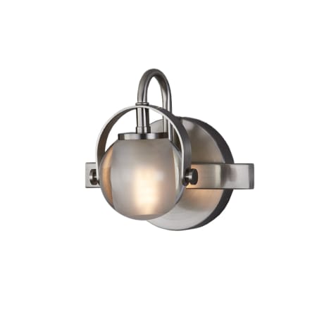 A large image of the Justice Design Group FSN-8061-CLOP Brushed Nickel
