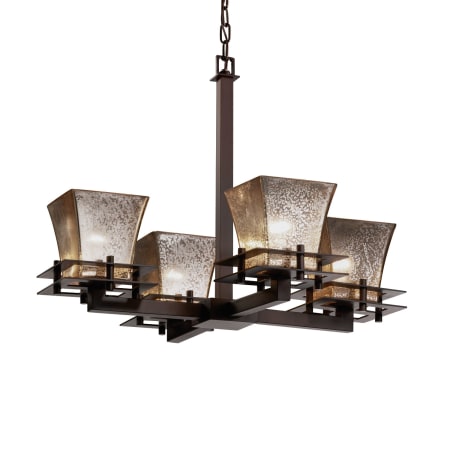 A large image of the Justice Design Group FSN-8100-40-MROR Dark Bronze