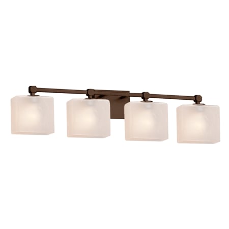 A large image of the Justice Design Group FSN-8424-55-FRCR Dark Bronze