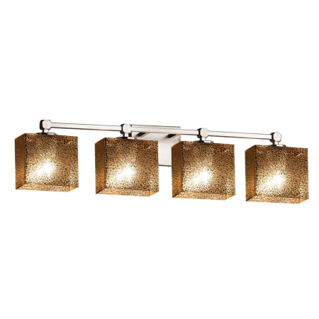 A large image of the Justice Design Group FSN-8424-55-MROR Brushed Nickel