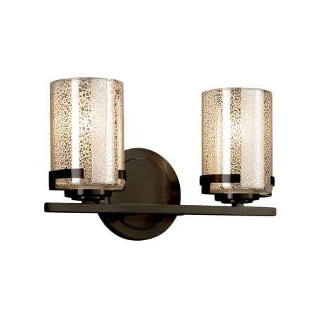 A large image of the Justice Design Group FSN-8452-10-MROR Dark Bronze