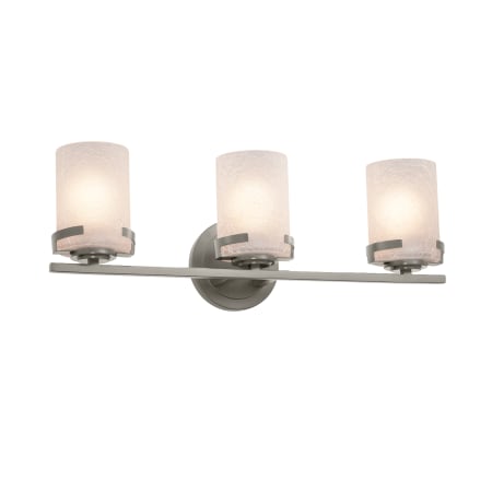 A large image of the Justice Design Group FSN-8453-10-FRCR-LED3-2100 Brushed Nickel