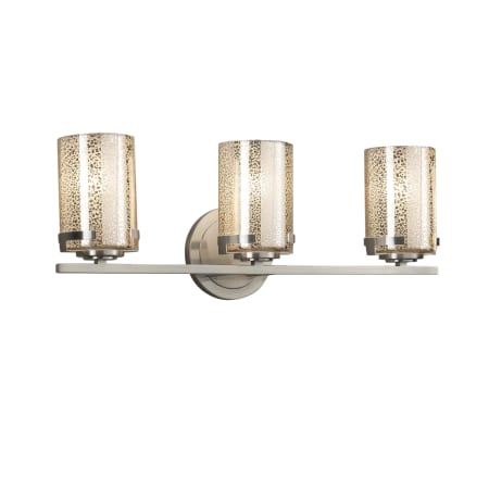 A large image of the Justice Design Group FSN-8453-10-MROR-LED3-2100 Brushed Nickel