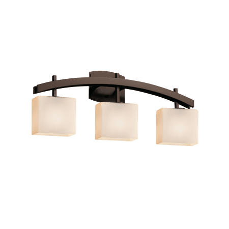 A large image of the Justice Design Group FSN-8593-55-OPAL-LED3-2100 Dark Bronze