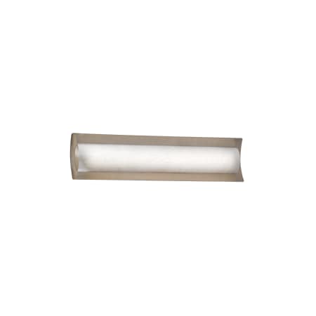 A large image of the Justice Design Group FSN-8631-WEVE Brushed Nickel