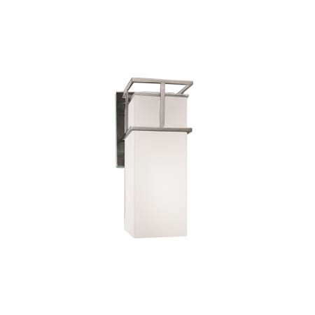 A large image of the Justice Design Group FSN-8641W-OPAL Brushed Nickel