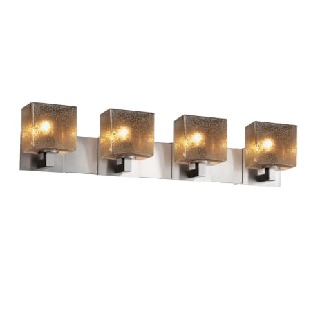 A large image of the Justice Design Group FSN-8924-55-MROR-LED4-2800 Brushed Nickel