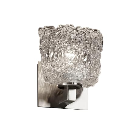 A large image of the Justice Design Group GLA-8921-30-LACE Brushed Nickel