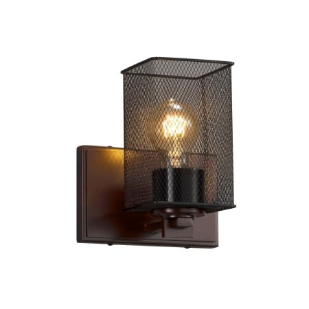 A large image of the Justice Design Group MSH-8441-15 Dark Bronze