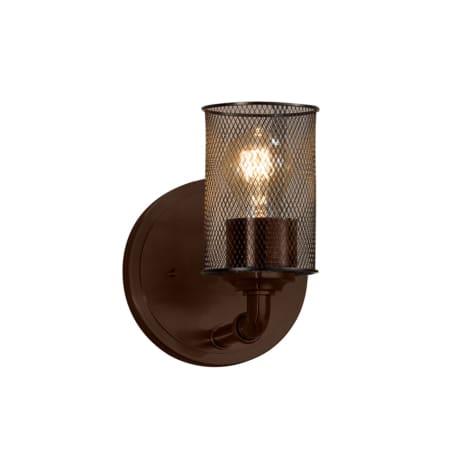 A large image of the Justice Design Group MSH-8461-10 Dark Bronze