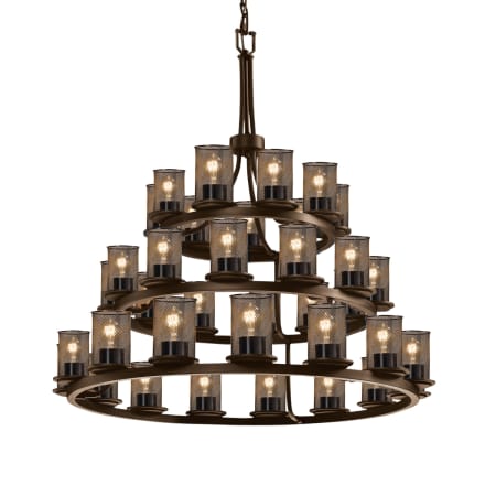 A large image of the Justice Design Group MSH-8712-10 Dark Bronze