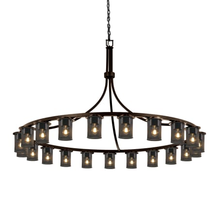 A large image of the Justice Design Group MSH-8736-10 Dark Bronze