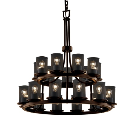A large image of the Justice Design Group MSH-8767-10 Dark Bronze