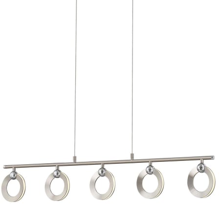 A large image of the Justice Design Group NSH-8127 Brushed Nickel / Chrome