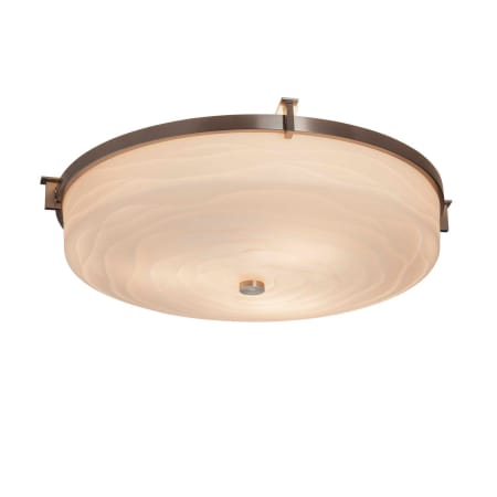 A large image of the Justice Design Group PNA-8987-WAVE Brushed Nickel