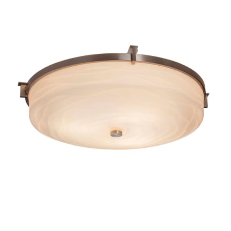 A large image of the Justice Design Group PNA-8988-WAVE Brushed Nickel