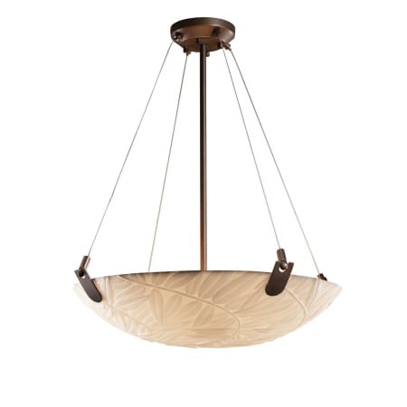 A large image of the Justice Design Group PNA-9622-35-BMBO Dark Bronze