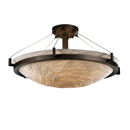 A large image of the Justice Design Group PNA-9682-35-BMBO-LED-5000 Dark Bronze