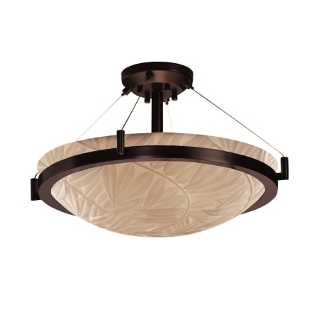 A large image of the Justice Design Group PNA-9684-35-BMBO Dark Bronze
