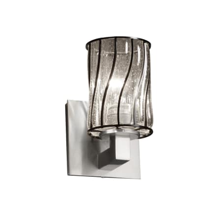 A large image of the Justice Design Group WGL-8921-10-SWCB Brushed Nickel