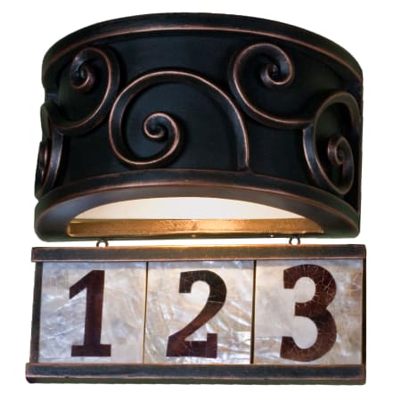 Kalco Undefined Antique Copper Outdoor Led Wall Sconce With House A Large Image Of The Kalco 5417 Antique Copper