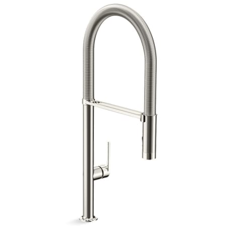 A large image of the Kallista P23174 Stainless / Polished Nickel Accents