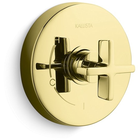 A large image of the Kallista P24415-CR Unlacquered Brass