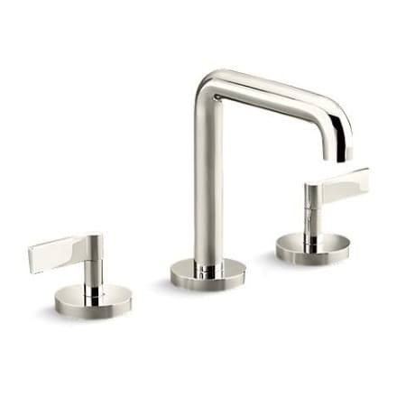 A large image of the Kallista P24492-LV Polished Nickel