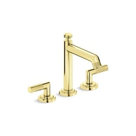 A large image of the Kallista P24903 Unlacquered Brass