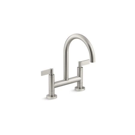 A large image of the Kallista P25202-LV Brushed Nickel