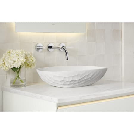 A large image of the Kallista P70368-00 Kallista Argile Vessel Sink Alternate Image