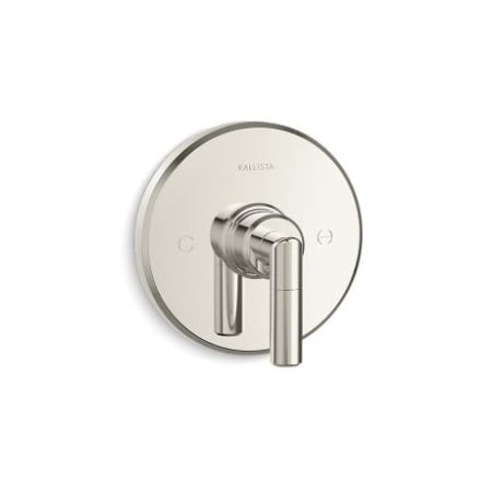 A large image of the Kallista P24925-LV Polished Nickel