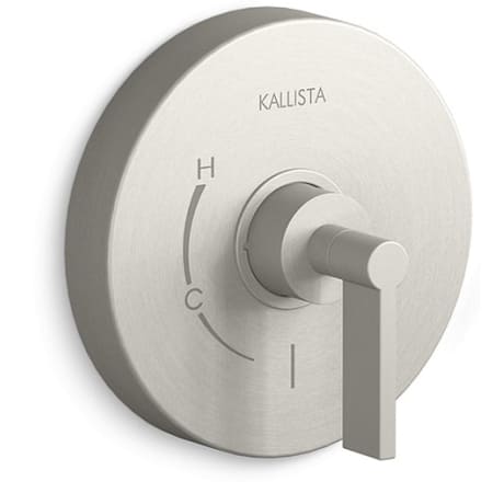 A large image of the Kallista P24415-LV Brushed Nickel