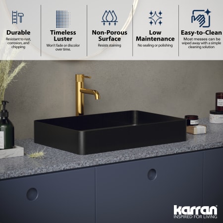 A large image of the Karran USA CCV600 Alternate Image