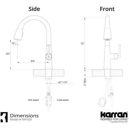 A large image of the Karran USA KKF320 Alternate Image